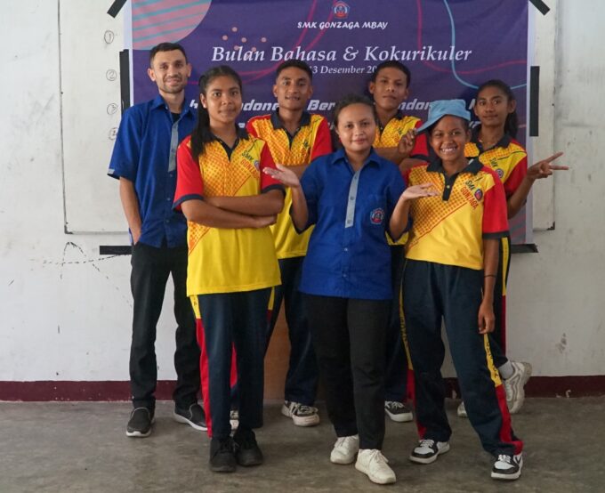 BBulan Bahasa SMK Gonzaga Mbay 2025: Bahasa Indonesia Berdaulat, Indonesia Berjaya